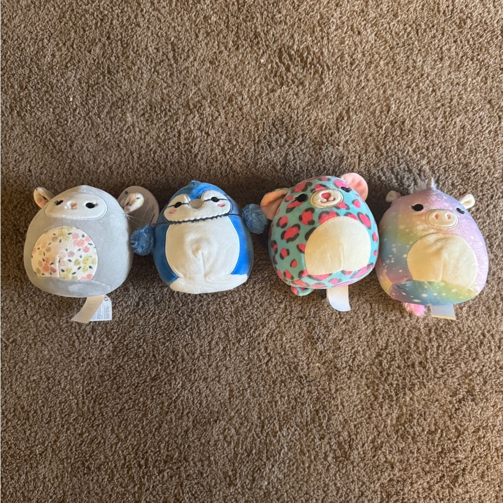 Squishmallow small set- used